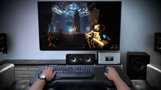 The Couchmaster Is A Great Desk Substitute For Bedbound Gamers